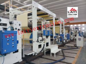 China PP Film Extruder Commercial Laminating Equipment Hydraulic Lamination Structure Design factory