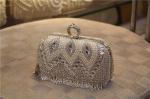 High-end European and American high-grade diamond pearl evening bag banquet