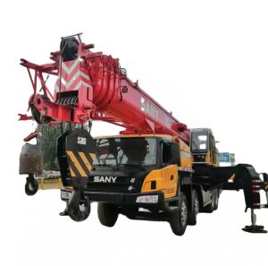 China Sany STC900 2017 Chinese Big Capacity Mobile Used Crane Truck For Sale factory