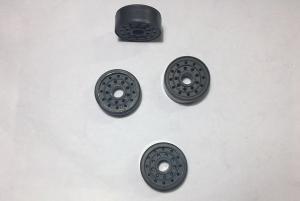 China PTFE Ring 100% Tested Skirted Shock Absorber Piston With Shore D Hardness factory