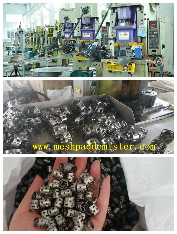Dn50 Tower Random Ss304 Packing Pall Ring For Chemical Industry