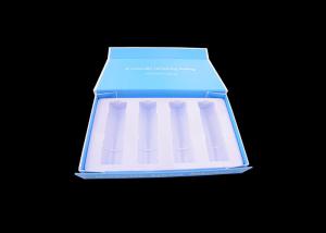China Cosmetic Foldable Packing Box , Collapsible Inner Support White Flat Gift Box factory