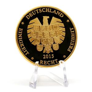 China Die Casting Gold Souvenir Coin Silver Plating Eagle Liberty Metal Custom Made Gold Coins factory