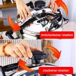 SUS304 Stainless Steel Pressure Cooker 30 - 44cm Sustainable