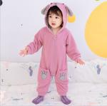 Funky Cute Newborn Baby Clothes Animals Pattern Winter Rompers For Baby Girl