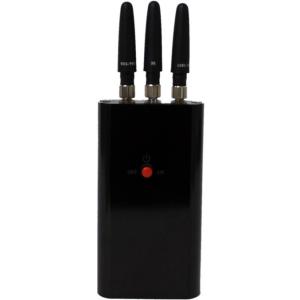 China 2G 3G Portable Cell Phone Jammer 3 Omnidirectional Antennas Handheld Size factory
