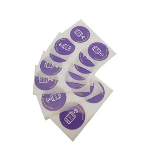 China Print NFC Micro Rfid Tags Smart Packing Label 13.56MHZ With 3M Stickers factory