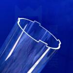 Transparent Heat Resistant Silica Quartz Glass Tube Large Diameter Morse 6.5