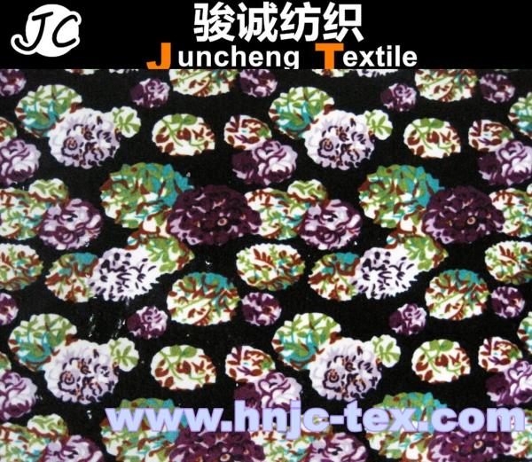 100% polyester printed velboa fabric/ penetration printing/ printed velvet