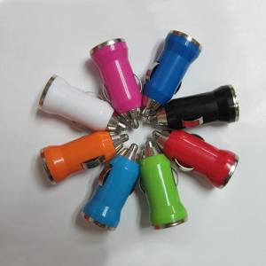 China USB Car Charger various color for choose can be with customized logo factory