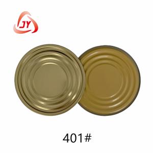 China Food Packaging Tinplate Can Cover 401# 99mm TFS Hard Open End OEM ODM factory