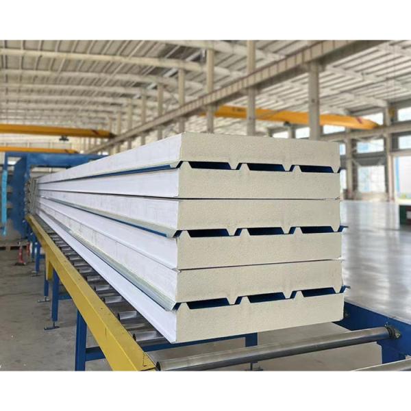 Galvanized Steel Surface PU Roof Panel Water Resistant Insulation Polyurethane