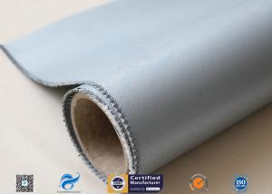 China 0.8MM Silicone Coated Fiberglass Materials Fabric 23oz Satin Weave Fire Blanket Materials factory