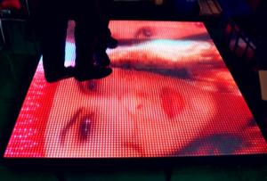 China 110V-240V Dance Floor LED Screen 1 Year Warranty And 100000 Hours Life Span factory