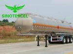 55000Ltr Gas Tank Semi Trailer Three Axles Lng Semi Trailer