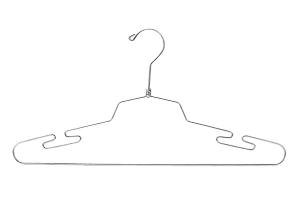 China Betterall Notched Metal Garment Clothes Wire Hangers factory