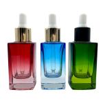 Square Essential Oil Cosmetic Dropper Bottles 10ml 30ml TDS SGS