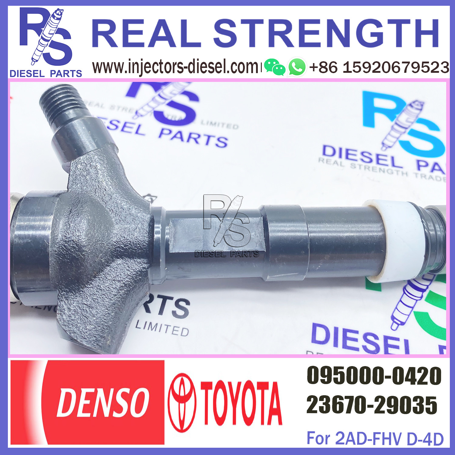 Common Rail Injector 095000-0570 095000-0571 095000-0420 For TOYOTA Avensis 23670-27030 23670-29035