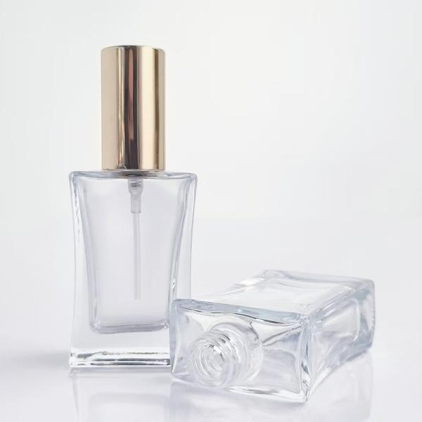 China Wholesale 20ML 30ML &50ML Square Glass Perfume Bottle Empty Packaging factory