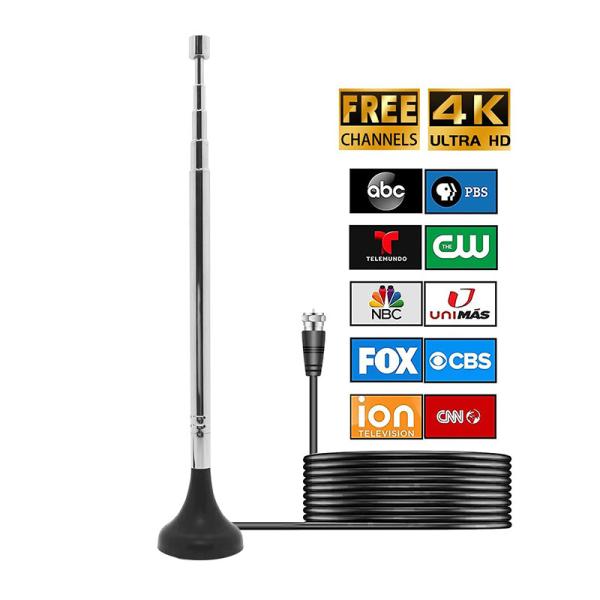 HDTV indoor digital TV antenna DVB-T2 antennaDigital TV Telescopic Antenna