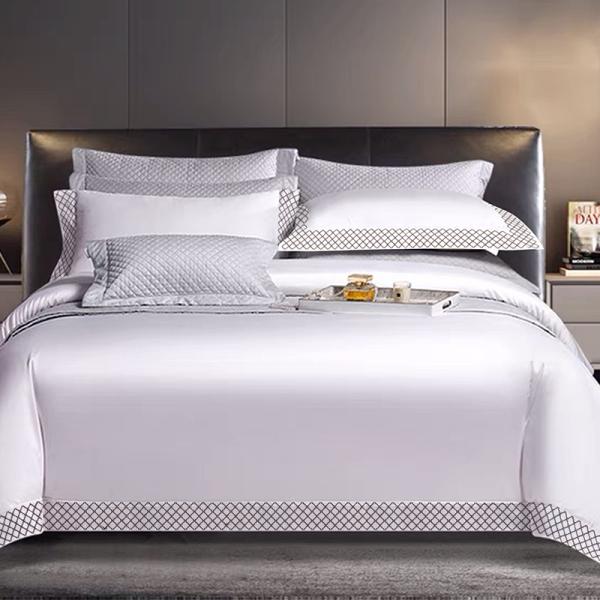 60 Fabric Count Duvet Set 2023 Summer Bedding Luxury Bed Set 100% Cotton for Hotel Home