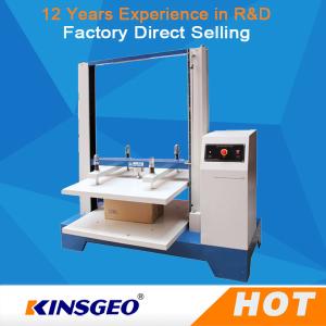 China 550kg Computer Package Testing Equipment , Automatic Carton Compression Tester with One Year Warranty factory