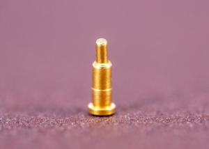 China Professional Individual SMT Pogo Pins , Connector Pogo Pin 1u 50G Force factory