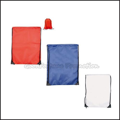 Hot Sale Eco Portable promotional Nylon drawstring backpack travel camp bag
