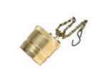 Thread To Connect Hydraulic Quick Coupler , QKTF Series Brass Quick Coupler