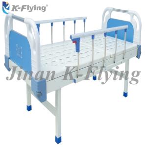 China Portable ABS Steel Flat Patient Hospital Nursing Bed 250kg Loading factory