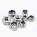 GB889 Stainless Steel DIN982 Hex Nylon Insert Lock Nut ISO7040 Nylon Insert Lock
