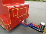 Electric Trackless Sightseeing Amusement Park Train Two Carriages 42 Seats