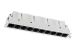 10 Heads Cree XPE LED 21W Recessed Die-casting Linear Downlight