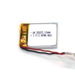 PL302025 110mAh 0.4Wh 3.7 Volt Lithium Polymer Battery