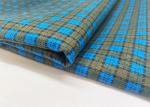 All Cotton Grid Printed Cotton Flannel Cloth Custom Dyed 20*10