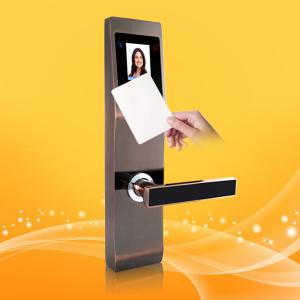 China Safety Finger Touch Keypad RFID Card Door With Palm And Face Recognition factory