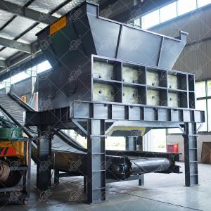 China Garbage Shredding Machine Solid Waste Shredder For Sofa Mattress Furniture Solid Waste Dispose Plant factory