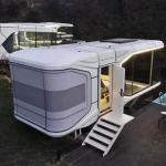 Customized Outdoor Glass Bright Cottage for Couples Holiday in Contemporary