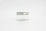 Aluminum Lid 100ml Clear Cosmetic Jars For Hair Spray