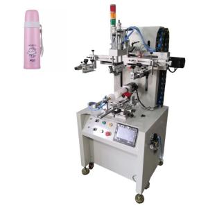 China 220V 800x700x1700mm Bottle Screen Printing Machine Semi Automatic Servo Rotary factory
