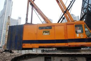 China 150T used P&amp;H KOBELCO crawler crane 7150. Syrian Uzbekstan factory