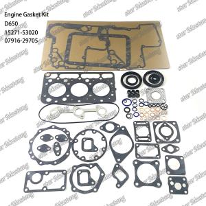 China D650 Full Gasket Set 15271-53020 07916-29705 Suitable For Kubota factory