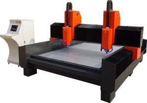 China 1825 Double Spindle Plane CNC Router Stone Engraving Machine factory