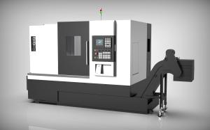 China Precision Slant Bed CNC Lathe Machine With 3500RPM Spindle 45mm Roller Guide on sale