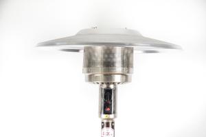 China Hammer Tone Bronze Round Radiant Patio Heater , External Gas Heaters 813mm Reflector factory