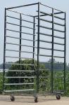 300kg-500kg Load Bearing Stainless Steel Tray Trolley For Drying And Baking