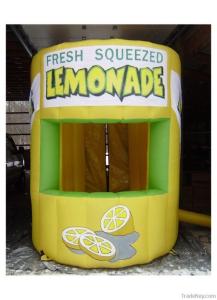 China Digital Printing Inflatable Lemonade Booth For Advertising , Advertising Inflatables factory