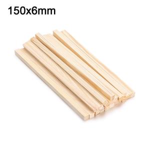 China Counting 30Pcs Unfinished Wood Crafts Square Wooden Rods factory