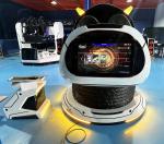 Dreamland Coin Operated VR Panda Adventure VR Roller Coaster Games 9D UFO Cinema