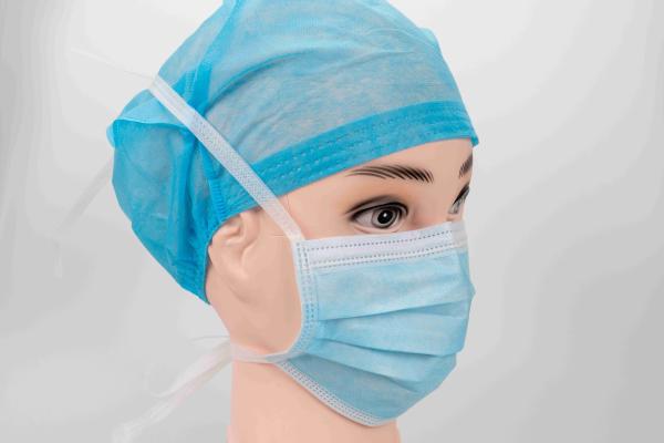 CE MDR Approved Non-Woven Disposable Face Mask 3 Ply Surgical Face Mask With Tie